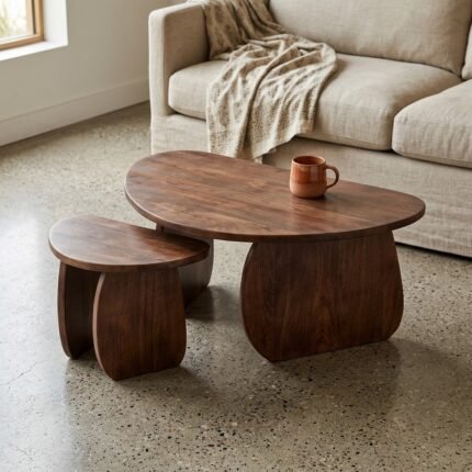 PRITI Mushroom Coffee Table Set
