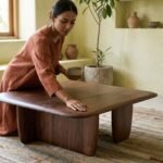 Wooden Coffee Table, Large Model - Image 4