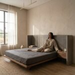 PRITI Stone M Concrete Floating Bed