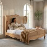 PRITI Versailles French Rattan Bed ( Solid Wood )