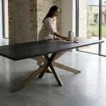 Dining Table with Black Metal - Image 2