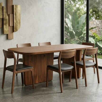 Exclusive Attica Dining 6 Seater Dinner Table