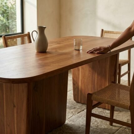 Exclusive Attica Dining 6 Seater Dinner Table