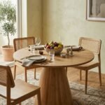 PRITI Round Dining Table Bleached - Image 3