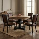 PRITI Wooden Dining Table (Solid Wood ) - Image 3