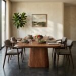 Rectangular Wood Dining Table - Image 3