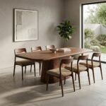 Rectangular Wood Dining Table - Image 2