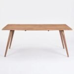 Solid Wood Rectangular Dining Table – L175 cm