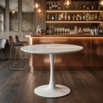 Dining Table for 4-5 People – 100 cm Diameter - PRITI - Image 2