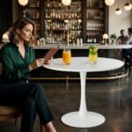 Dining Table for 4-5 People – 100 cm Diameter – PRITI