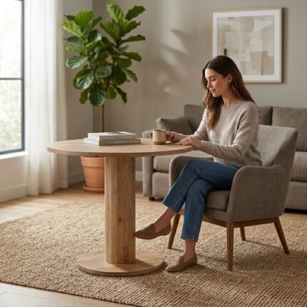 Kitchen or Dining Room Table Solid Wood – PRITI