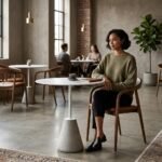 PRITI contemporary Bistro Table - Image 2