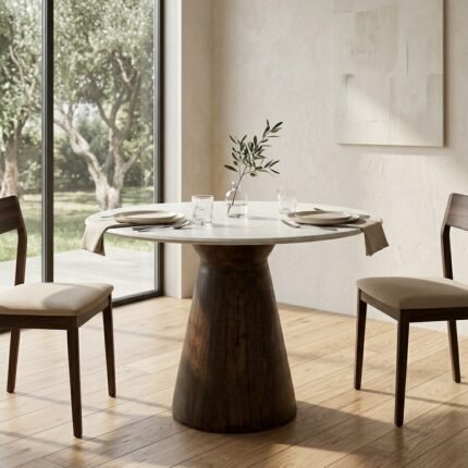 PRITI PebbleStone Dining Table