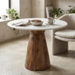 PRITI PebbleStone Dining Table