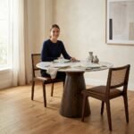 PRITI PebbleStone Dining Table - Image 2