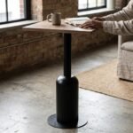 PRITI Wooden High Table (Solid Wood) - Image 3