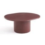 PRITI Solid Wood ovel Coffee Table - Image 4
