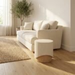 Exclusive PRITI Patras End Table Contemporary Concrete Design For Outdoors