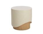 Exclusive PRITI Patras End Table Contemporary Concrete Design For Outdoors