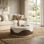 Exclusive White Outdoor Coffee Table - Priti - Image 3