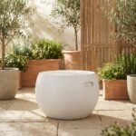 PRITI White Round Coffee Table - Image 3