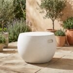 PRITI White Round Coffee Table - Image 5