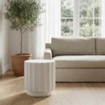 CONCRETE ROUND SIDE TABLE - PRITI - Image 3