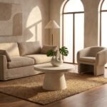 COFFE TABLE WHITE MAGNESIUM FIBER - Image 2