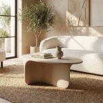 PRITI Riviera Concrete Coffee Table
