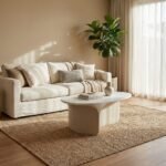 PRITI Riviera Concrete Coffee Table - Image 2