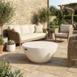 WHITE MAGNESIUM FIBER COFFEE TABLE - Image 2