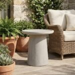 PRITI CONCRETE SIDE TABLE 62 cm