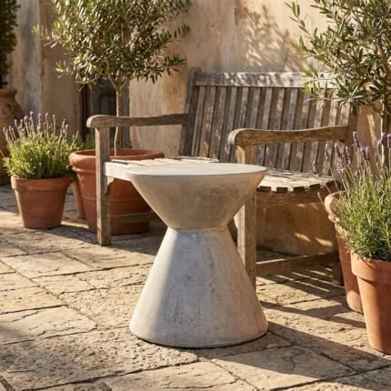 PRITI CONCRETE SIDE TABLE