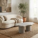 PRITI Organic Stone Coffee Table - Image 3