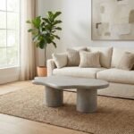 PRITI Organic Stone Coffee Table - Image 4