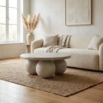 PRITI Stone Round Coffee Table