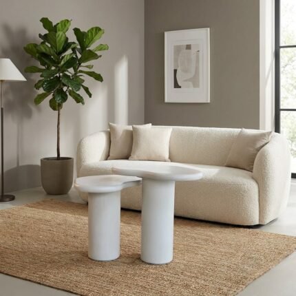 Jonah Side Table Cream