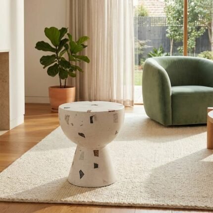 PRITI TERAZZO1 SIDE TABLE