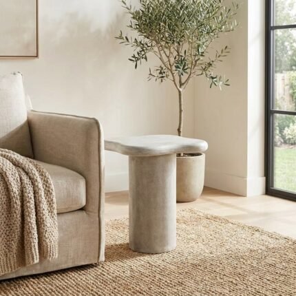 PRITI Stone Side Table