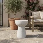 PRITI Grey Black Side Table