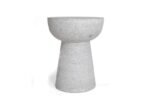 PRITI Grey Black Side Table