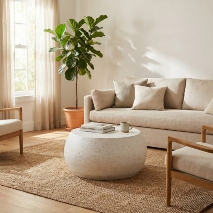 PRITI CEMENT COFFEE TABLE