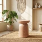 PRITI Teracotta Side Table