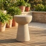 PRITI Side Table Sand 41x54cm - Image 2