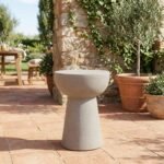 PRITI Side Table Grey 41x54cm - Image 3