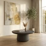 PRITI Coffee Table Oval Round - Image 4