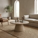 Round Coffee Table Sand