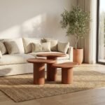 PRITI Jonah Side Table- Terracotta - Image 3
