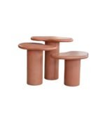 PRITI Jonah Side Table- Terracotta