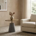 PRITI Steel Oval Side Table - Image 2
